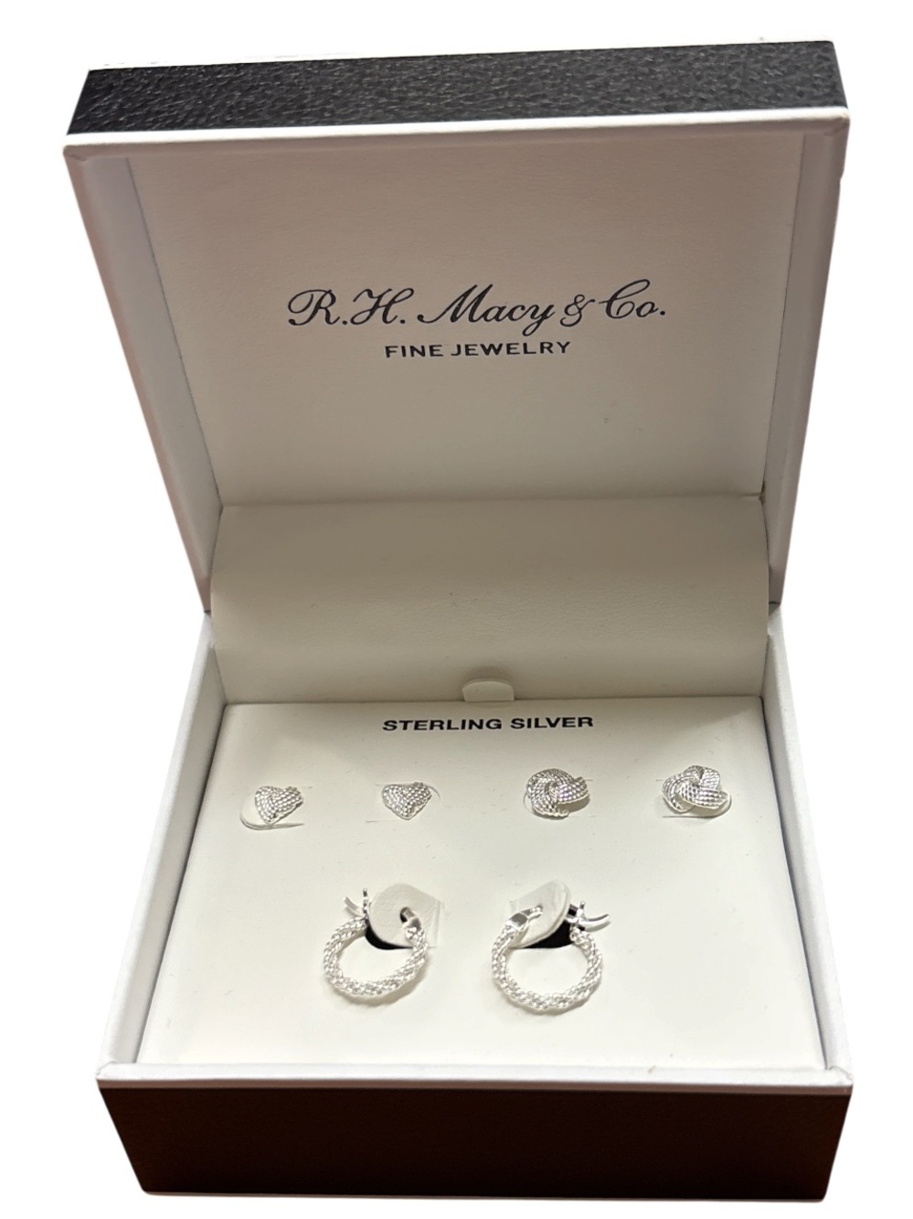 R.H. Macy & Co. 925 Sterling Silver Earring Set